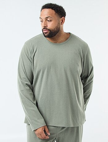 Ensemble pyjama long maille ultra-douce - 2 pièces