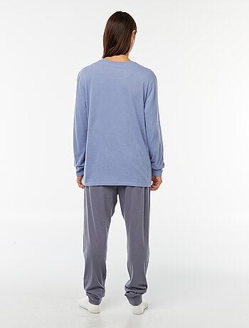 Ensemble pyjama long pantalon + t-shirt - 2 pièces