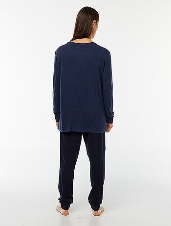 Ensemble pyjama long pantalon + t-shirt - 2 pièces
