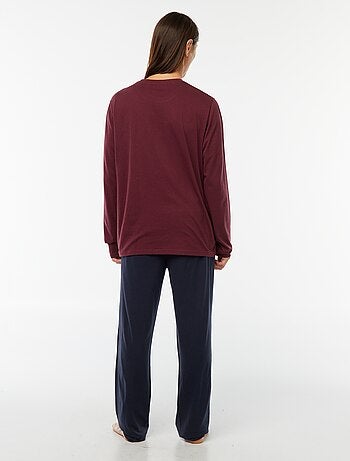 Ensemble pyjama long pantalon + t-shirt - 2 pièces