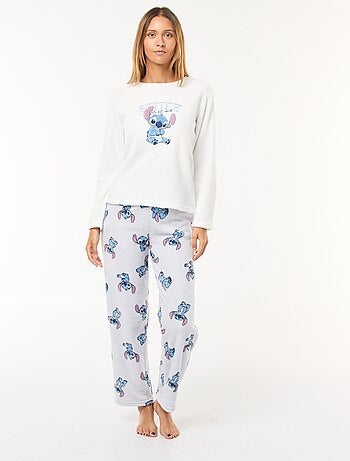 Ensemble pyjama long 'Tic Tac' 'Disney' en polaire - 2 pièces