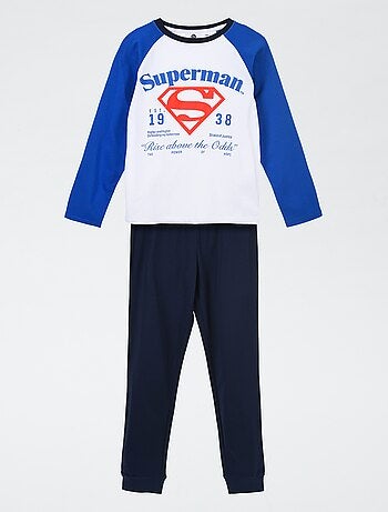 Ensemble pyjama long 'Superman' 'DC Comics' - 2 pièces