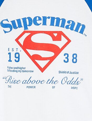 Ensemble pyjama long 'Superman' 'DC Comics' - 2 pièces