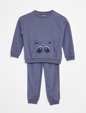 Ensemble pyjama long t-shirt + pantalon - 2 pièces
