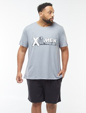 Ensemble pyjama short + t-shirt 'X-MEN' 'Marvel' - 2 pièces