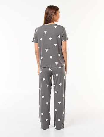 Ensemble pyjama t-shirt + pantalon - 2 pièces