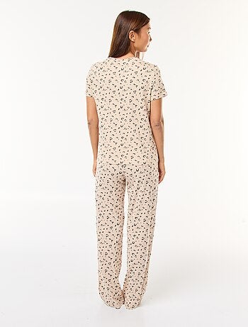 Ensemble pyjama t-shirt + pantalon - 2 pièces