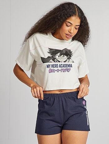 Ensemble pyjama t-shirt + short 'My Hero Academia' - 2 pièces
