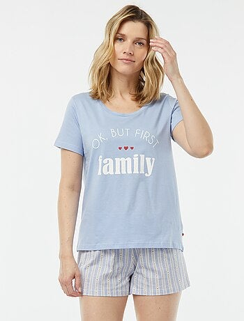 Ensemble pyjama tee-shirt + short 'Dodo'