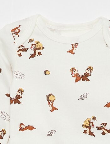 Ensemble salopette dors-bien + body manches longues 'Disney'