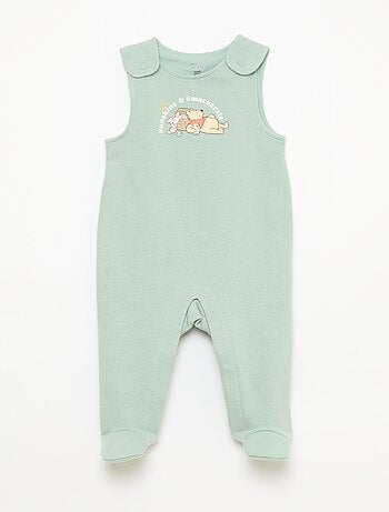 Ensemble salopette dors-bien + body manches longues 'Disney'