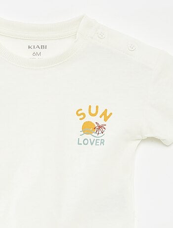 Ensemble short + t-shirt - 2 pièces