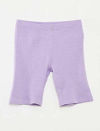Ensemble sport débardeur + cycliste côtelé - 2 pièces