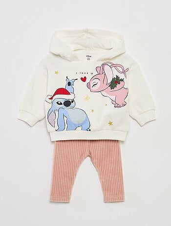 Ensemble sweat à capuche + legging 'Disney' 'Minnie' en coton