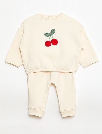 Ensemble sweat + jogging fantaisie