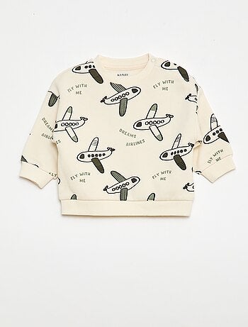 Ensemble sweat + jogging imprimé fantaisie - 2 pièces