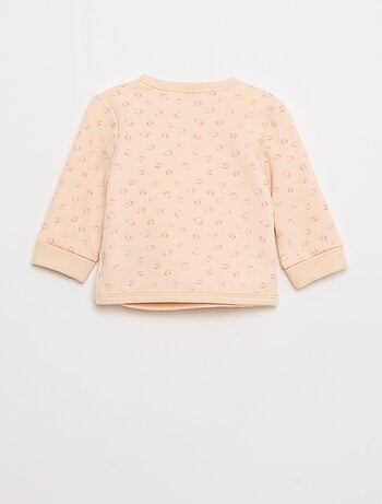 Ensemble sweat + pantalon en molleton - 2 pièces