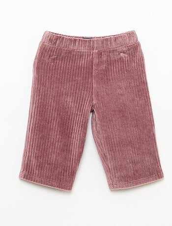 Ensemble sweat + pantalon en velours côtelé