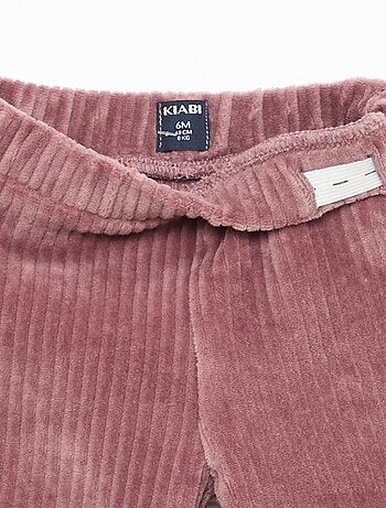 Ensemble sweat + pantalon en velours côtelé