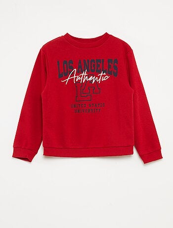 Ensemble sweat + pantalon esprit campus - 2 pièces