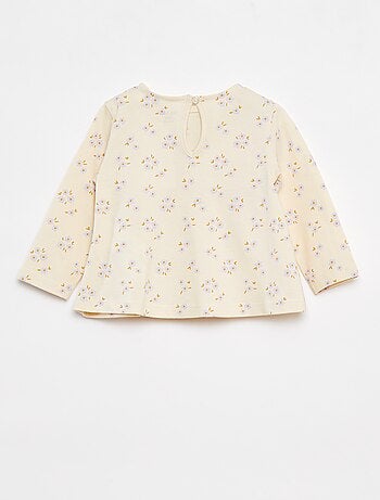 Ensemble t-shirt + legging côtelé - 2 pièces