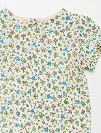 Ensemble t-shirt + legging côtelé - 2 pièces