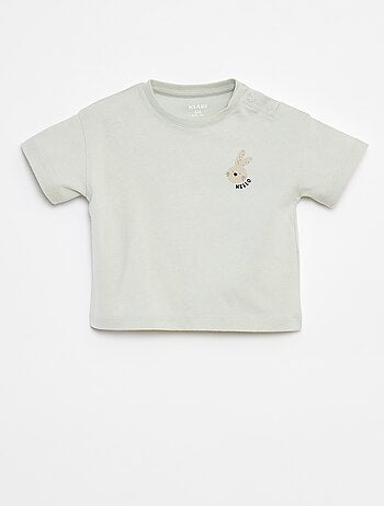 Ensemble t-shirt + short avec poches - 2 pièces
