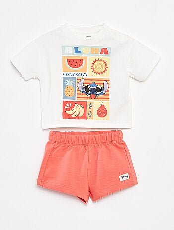 Ensemble t-shirt + short 'Disney' - 2 pièces