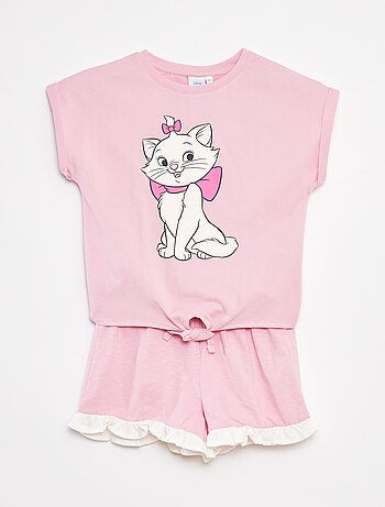 Ensemble tee-shirt long + short 'Stitch'