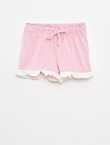 Ensemble tee-shirt long + short 'Stitch'