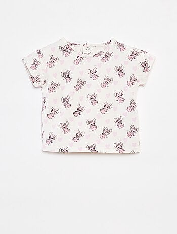 Ensemble tee-shirt + salopette en denim 'Stitch'