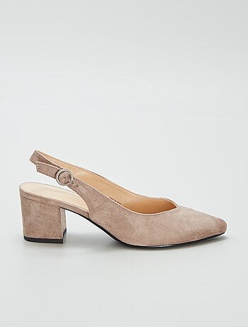 Escarpins ouverts à bout pointu