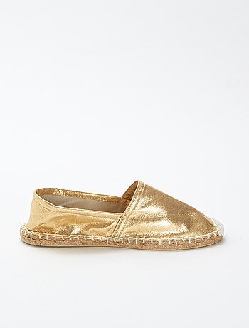 Espadrilles argentées