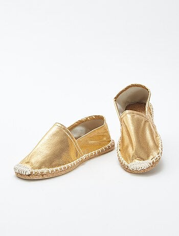 Espadrilles argentées