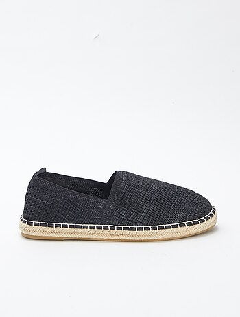 Espadrilles en matière textile fantaisie