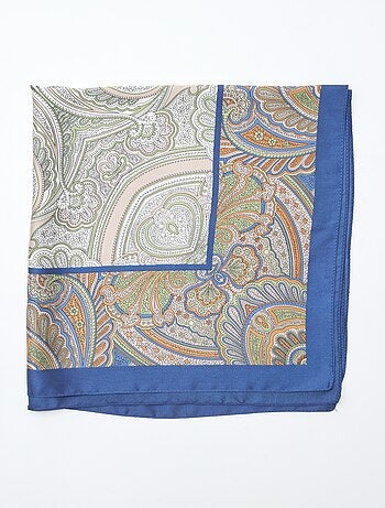 Foulard carré satiné