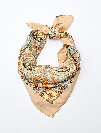 Foulard satiné brillant