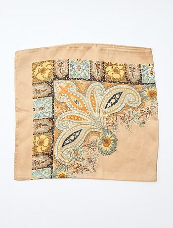 Foulard satiné brillant
