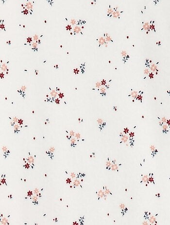 Gigoteuse chaude avec manches amovibles et motif à fleurs