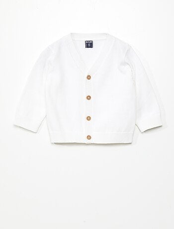 Gilet à col V en maille légère