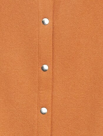 Gilet à manches longues avec ouverture pressions