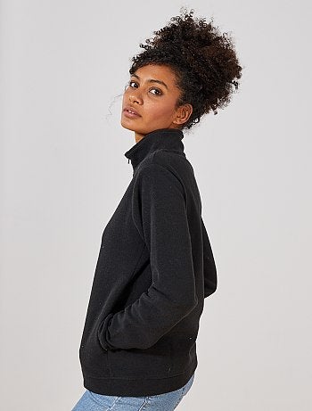 Gilet à zip en polaire - Kiabi