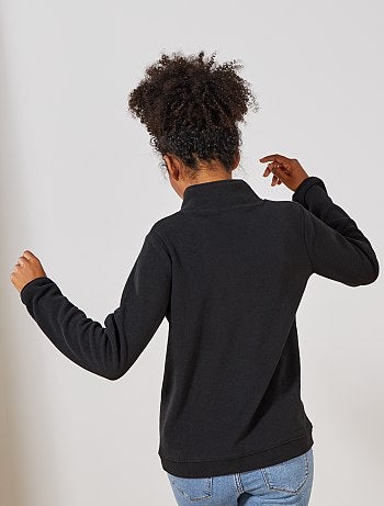 Gilet à zip en polaire - Kiabi