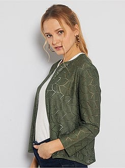 Gilet ajouré 'JDY' - Kiabi