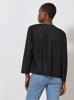 Gilet ajouré 'JDY' - Kiabi