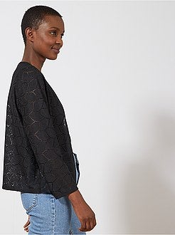 Gilet ajouré 'JDY' - Kiabi