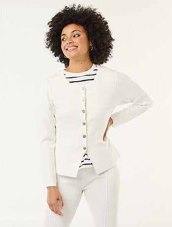 Gilet avec boutons dorés