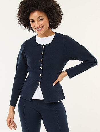 Gilet avec boutons dorés