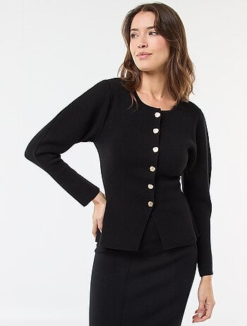 Gilet avec boutons dorés