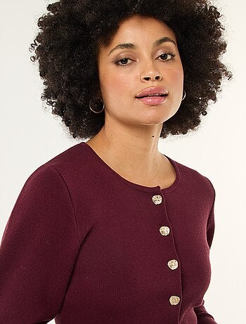 Gilet avec boutons dorés